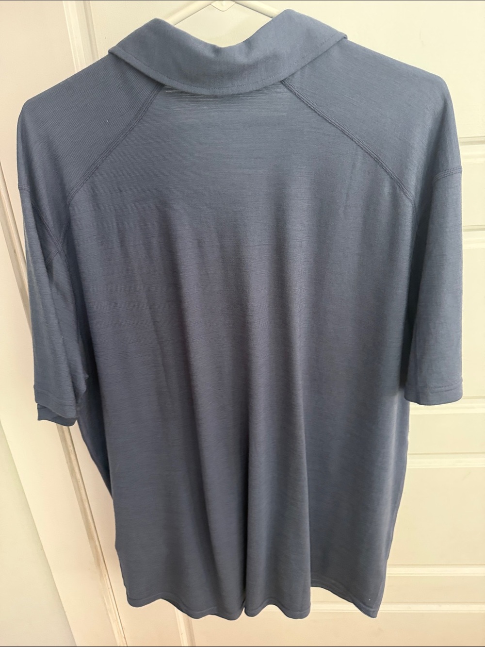 Smartwool Men’s Short-Sleeve Button-Up Shirt in Slate Blue XL - Picture 3 of 3